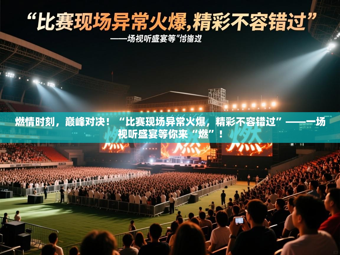 燃情时刻,巅峰对决!“比赛现场异常火爆,精彩不容错过”——一场视听盛宴等你来“燃”! 第2张